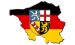 Mappa con Stemma di Saarland