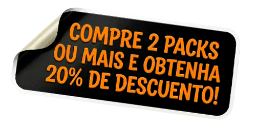 20% de desconto ao adicionar 2 ou mais packs de autocolantes